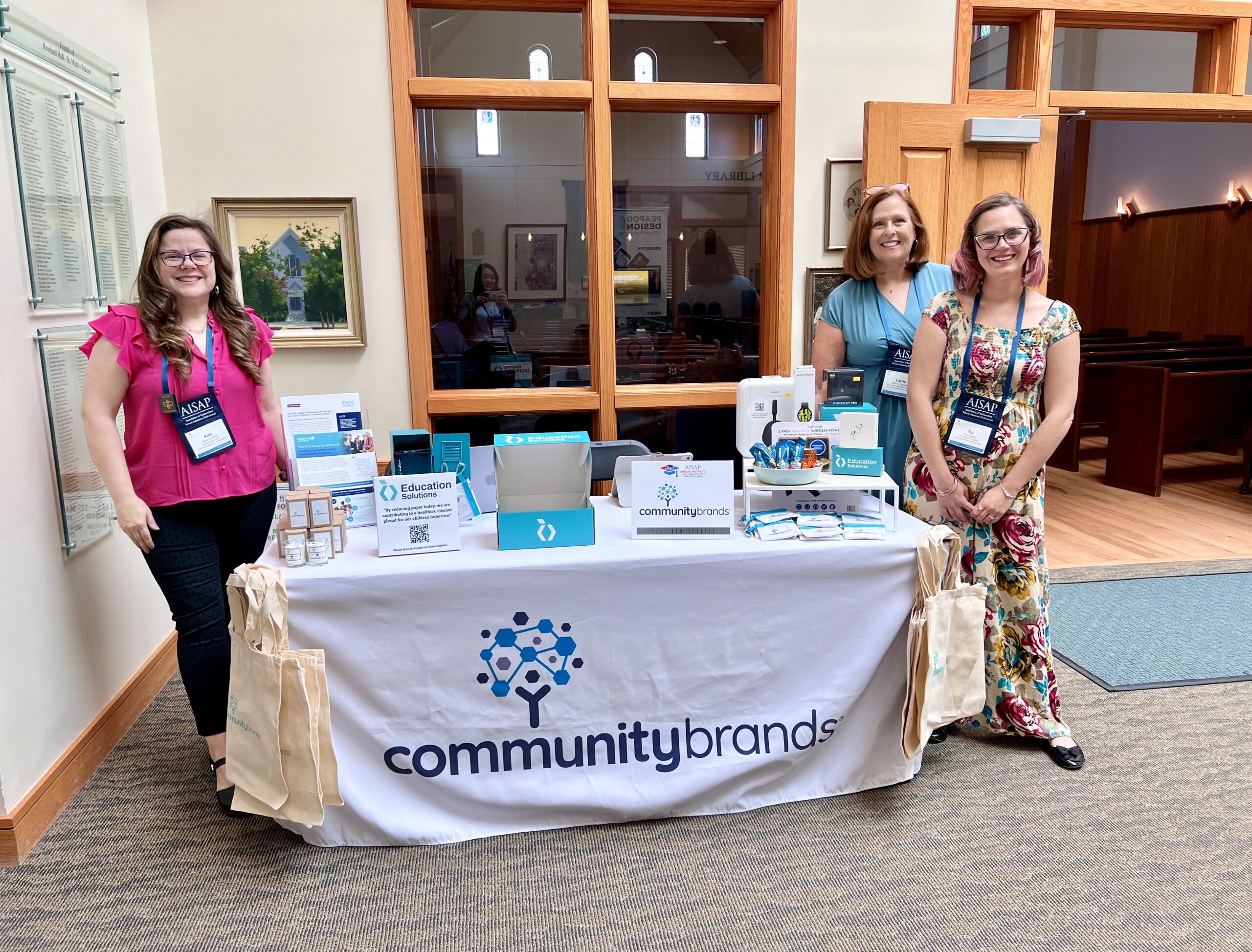 Community Brands Set Up at AISAP 2024